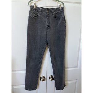 Vintage R&R Jeans Womens Faded Black 30 High Rise Tapered Mom